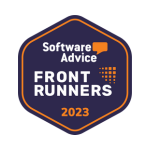 Software Advice Badge - Dental Software Front Runners 2023